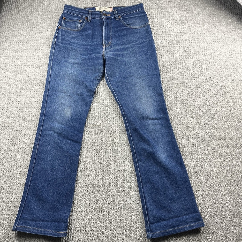 Vintage Levis 517 Boot Cut Jeans Mens Blue Denim Pants 32x32 Made In Mexico Y2k